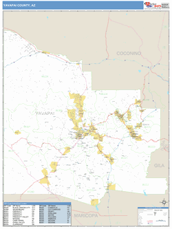 Yavapai County, AZ Map Book (Basic Style)