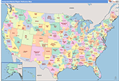 Designated Market Region Map - Lite