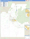 Boise, ID DMR Wall Map Basic Style