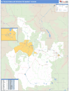 Butte-Bozeman, MT DMR Wall Map Basic Style