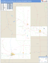 Cheyenne, WY-Scottsbluff, NE DMR Wall Map Basic Style