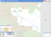 Fairbanks, AK DMR Wall Map Basic Style