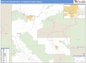 Grand Junction-Montrose, CO DMR Wall Map Basic Style