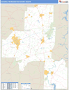 Jackson, TN DMR Wall Map Basic Style