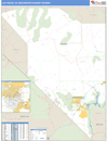 Las Vegas, NV DMR Wall Map Basic Style