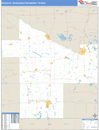 Mankato, MN DMR Wall Map Basic Style