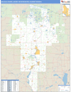 Wausau-Rhinelander, WI DMR Wall Map Basic Style