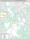 Butte-Bozeman, MT DMR Wall Map Premium Style