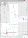 Cheyenne, WY-Scottsbluff, NE DMR Wall Map Premium Style