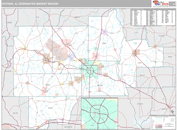 Dothan, AL DMR Wall Map Premium Style