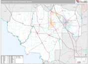Gainesville, FL DMR Wall Map Premium Style