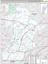 Johnstown-Altoona, PA DMR Wall Map Premium Style