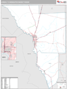 Laredo, TX DMR Wall Map Premium Style