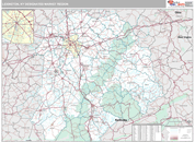 Lexington, KY DMR Wall Map Premium Style