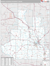 Madison, WI DMR Wall Map Premium Style