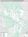 Missoula, MT DMR Wall Map Premium Style