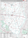 Monroe, LA-El Dorado, AR DMR Wall Map Premium Style