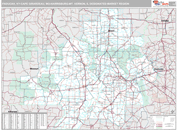 Paducah, KY-Cape Girardeau, MO-Harrisburg-Mt. Vernon, IL DMR Wall Map Premium Style