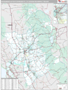 Sacramento-Stockton-Modesto, CA DMR Wall Map Premium Style