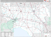 Tallahassee, FL-Thomasville, GA DMR Wall Map Premium Style