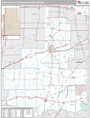 Terre Haute, IN DMR Wall Map Premium Style