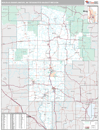 Wausau-Rhinelander, WI DMR Wall Map Premium Style