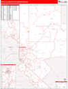 Reno, NV DMR Wall Map Red Line Style