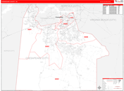Chesapeake County, VA Zip Code Maps