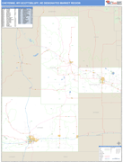 Cheyenne-Scottsbluff DMR Wall Map Basic Style