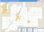 Peoria-Bloomington DMR Map Basic Style