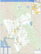 Sacramento-Stockton-Modesto DMR Map Basic Style