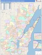 Green Bay-Appleton DMR Map Color Cast Style
