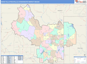 Idaho Falls-Pocatello DMR Map Color Cast Style