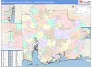 Mobile-Pensacola (Ft. Walton Beach) DMR Map Color Cast Style