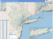 New York DMR Map Color Cast Style