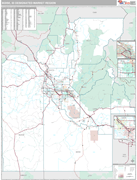 Boise DMR Wall Map Premium Style