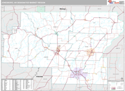 Jonesboro DMR Wall Map Premium Style