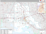 Lafayette DMR Wall Map Premium Style