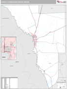 Laredo DMR Wall Map Premium Style