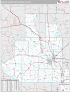 Madison DMR Wall Map Premium Style