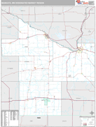 Mankato DMR Wall Map Premium Style