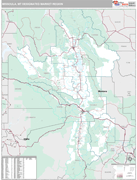 Missoula DMR Wall Map Premium Style