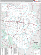 Monroe-El Dorado DMR Wall Map Premium Style