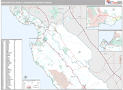 Monterey-Salinas DMR Wall Map Premium Style