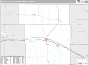 North Platte DMR Wall Map Premium Style