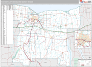 Rochester DMR Wall Map Premium Style