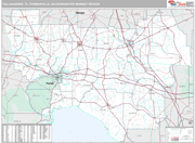 Tallahassee-Thomasville DMR Wall Map Premium Style