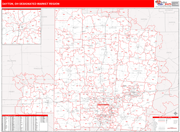 Dayton DMR Map Red Line Style