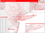 New York DMR Map Red Line Style