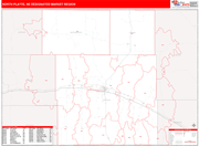 North Platte DMR Map Red Line Style